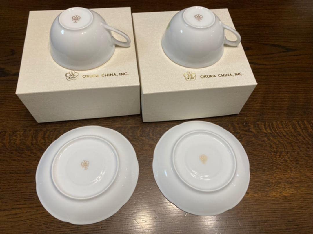 ク*コ様 大倉陶園 ティー碗皿 ケーキ皿 カンパニュラ ポピー 手描き】技法シリーズ 「ポピー」 20cmケーキ皿